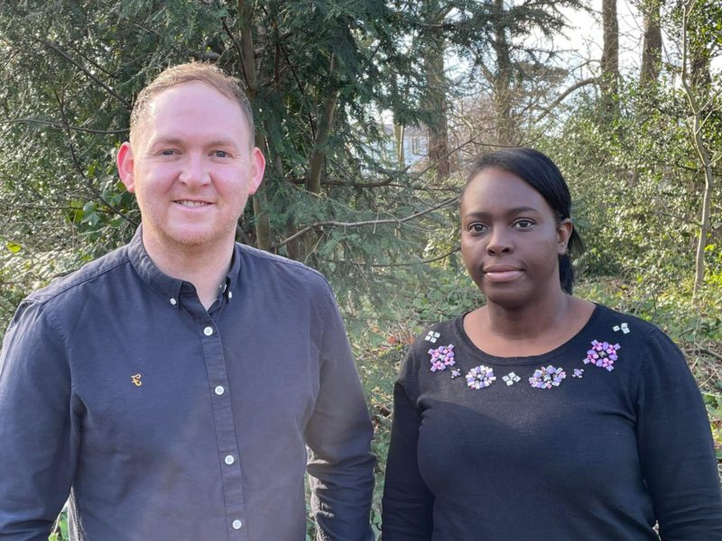 Danny Thorpe and Ivis Williams - your local Labour team for Shooters Hill