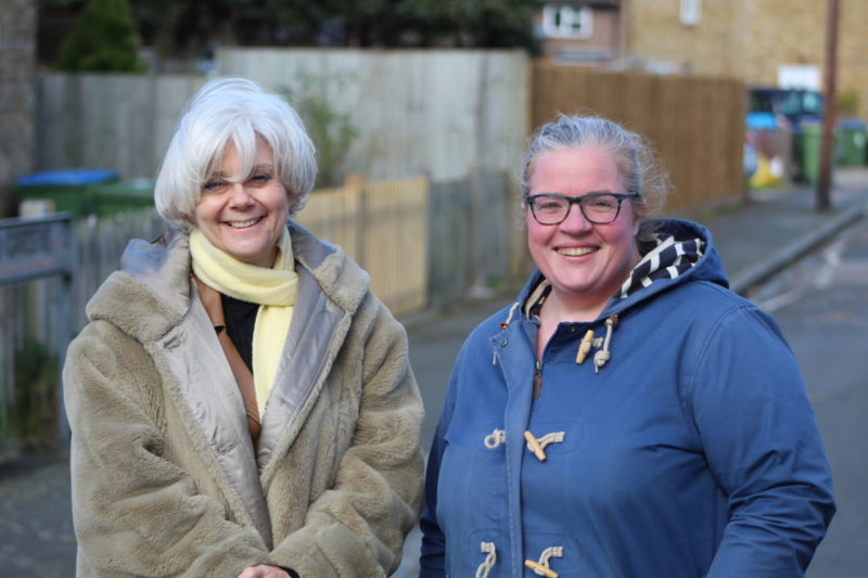 Sarah Merrill and Miranda Williams - your local Labour team for Eltham Page
